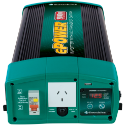 ePOWER 2600W True Sine Wave Inverter with AC Transfer & Safety Switch